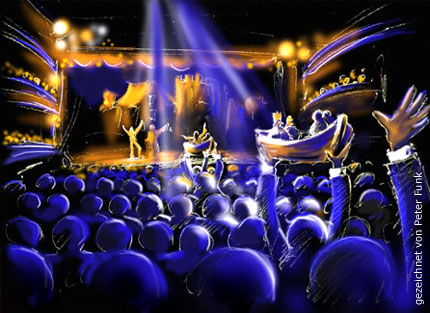 Memento Mori: Eine Zeichnung von Peter Funk